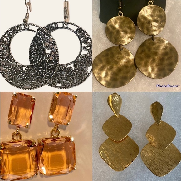 COPY - Simulated amethyst 3 stone oval ring tri stone - Picture 12 of 14